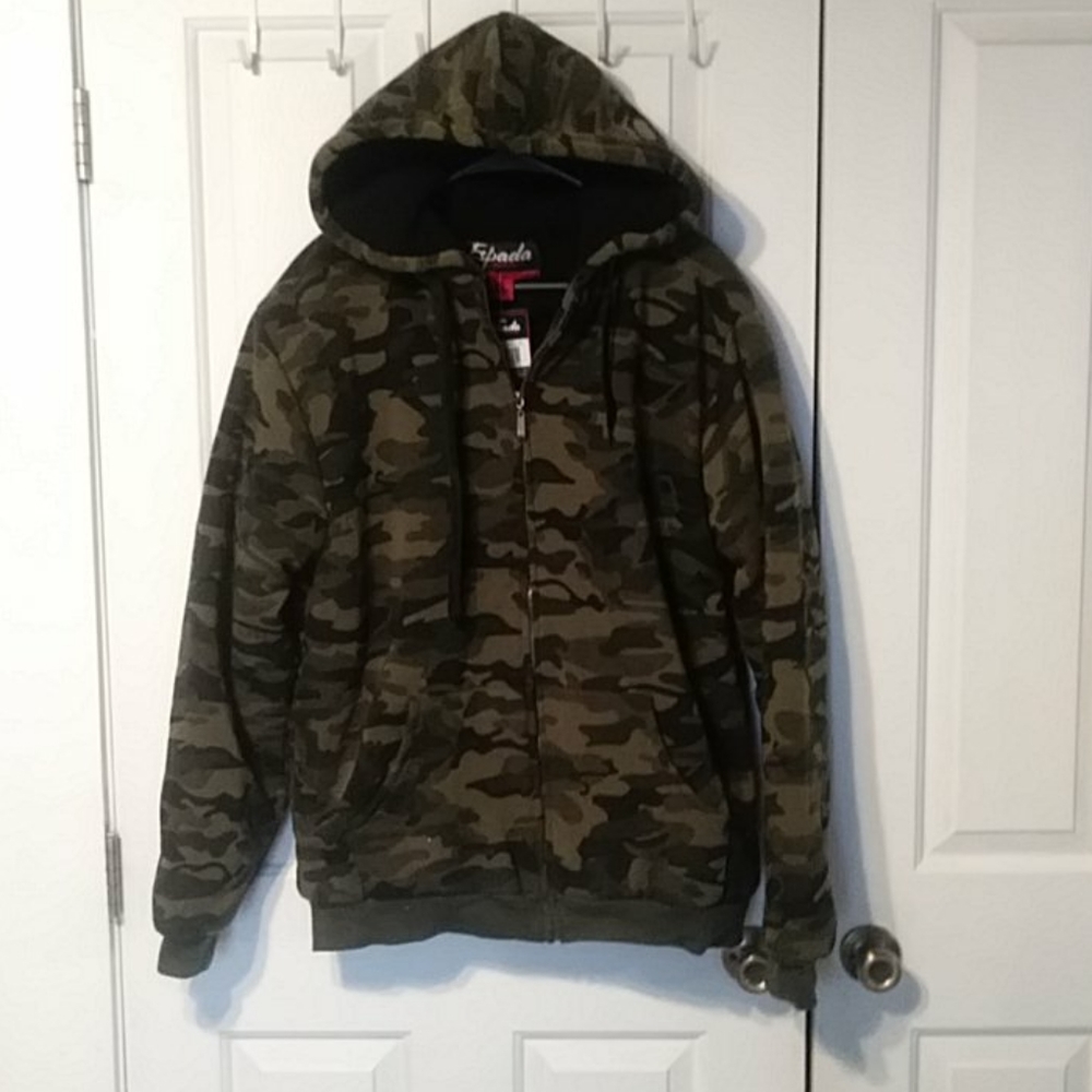 Espada Camo Hooded Sweatshirt XL
